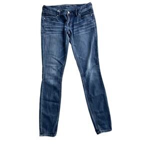 Express Women's Straight Leg Jeans - Indigo